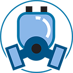 tier one safety respiratory protection icon